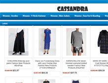 Tablet Screenshot of cassandragordonharris.com